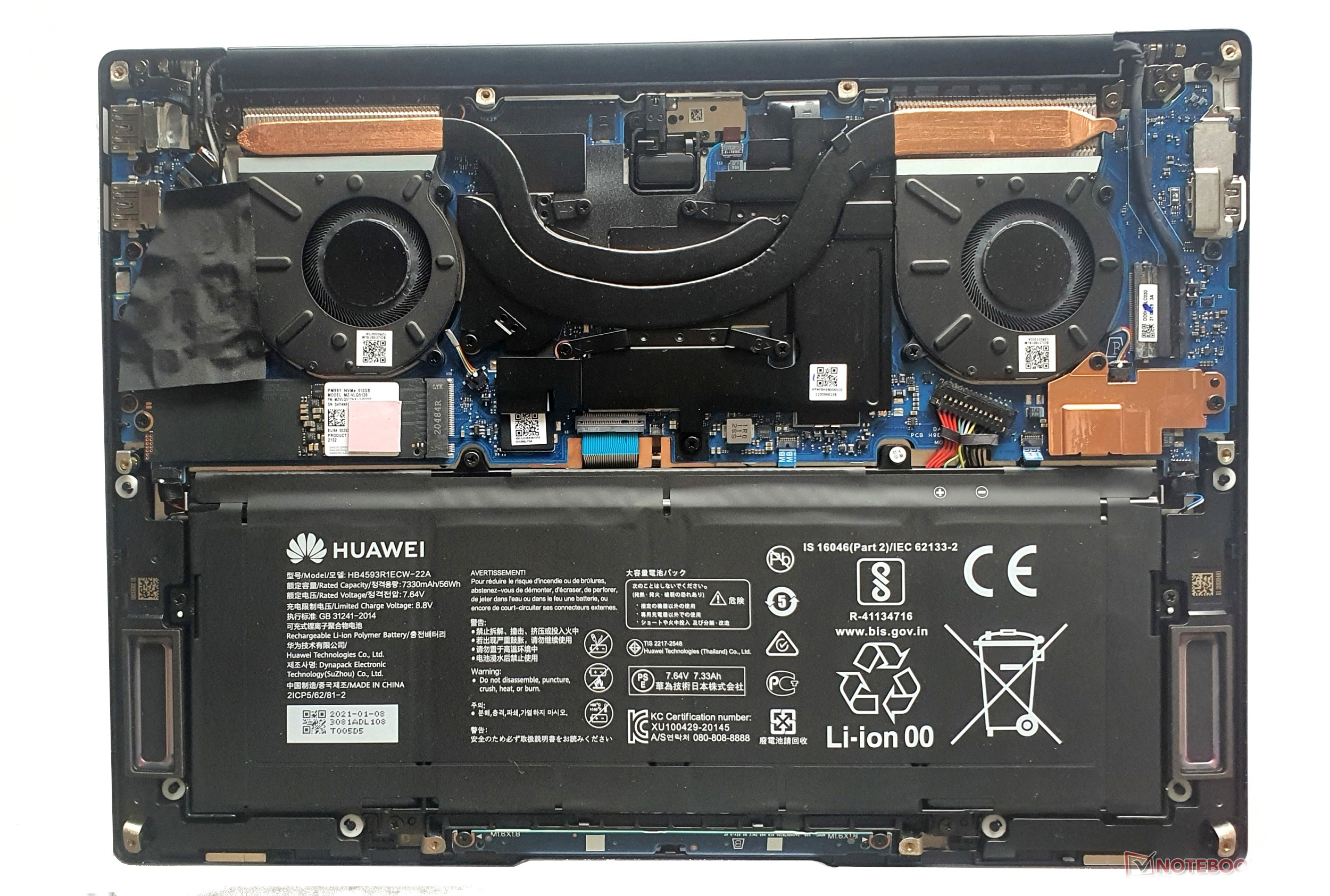 How to replace and fix Huawei MateBook 14 KLVC-WFE9L KLVC-WFH9L KLVL-WFH9 backlit US keyboard (HUAWEI MateBook 14 2021 intel)